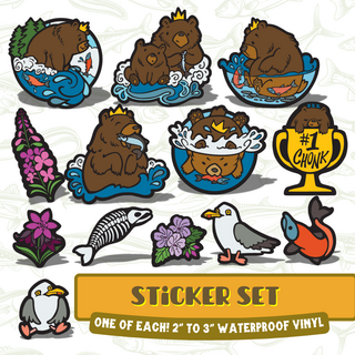 Stickers | Chonky Bears Sticker Bundle