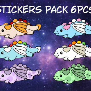 Stickers pack 6pcs