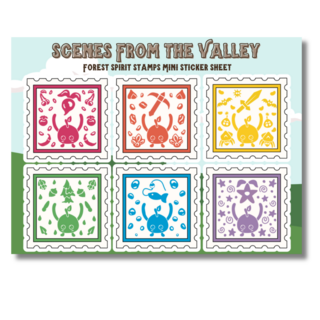 Forest Spirit Stamp Sticker Sheet