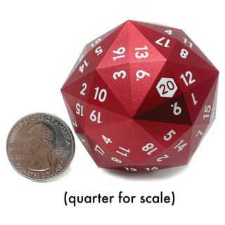 Aluminum 120-sided Dice