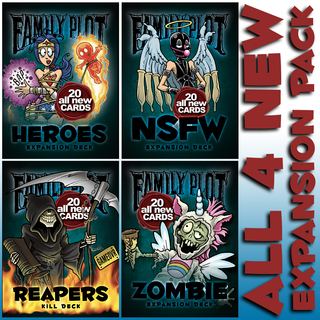 ALL NEW! FOUR EXPANSION PACKS! (80 Cards)