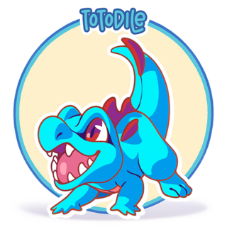 Totodile Enamel Pin