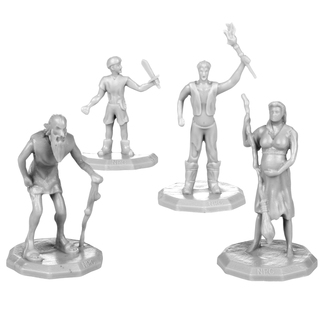 *Unpainted Peasant Set | Monster Adventure Townsfolk Minis