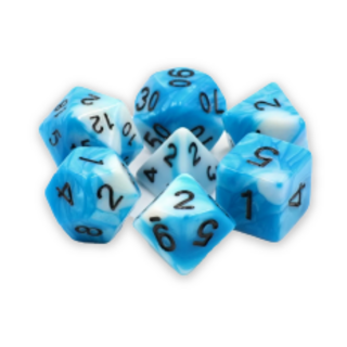 Elemental Dice - Air (blue/white)