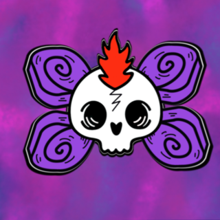 Punk Skull Cookie pin