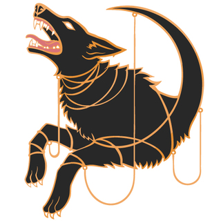 Fenrir's Shackles- Black Variant 2" pin