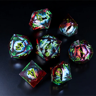 Elemental Dragon Liquid Core Dice Set