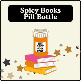 Pill Bottle Spicy Books Pin