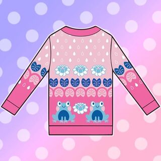 Pink Frogly Sweater
