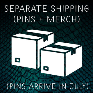 Separate shipping for Pins + Other Merch