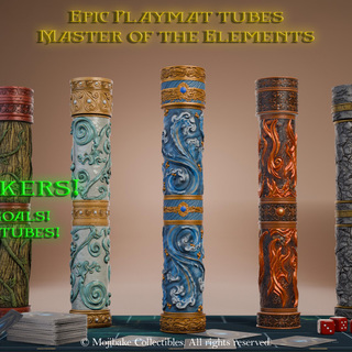 Epic Playmat tubes Master of the Elements