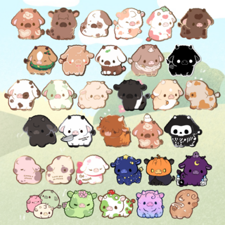 Delicows Enamel pins