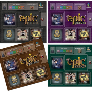 Tiny Epic Crimes 4 Pack Player Mats PRE ORDER SHIPPING OCTOBER 2023