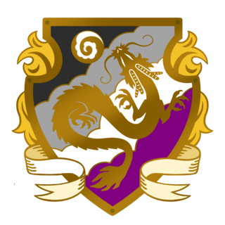 Pre-Order Asexual Asian Dragon Heraldry Pin