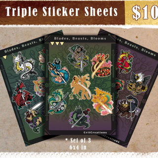 Triple Sticker Sheet