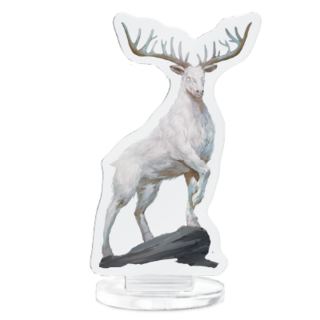 Great White Stag Standee