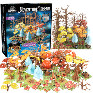 Monster Adventure Terrain 91pc Painted Variant Forest Tree Set