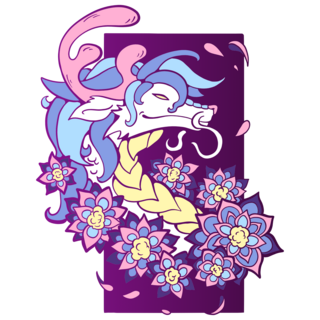 Petal - Flower Dragon Collector Enamel Pin