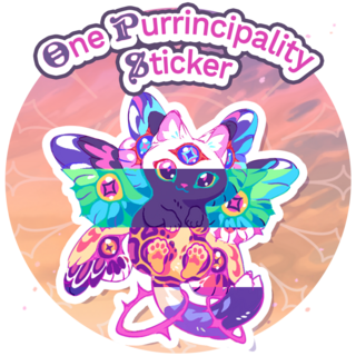 Small Purrincipality Sticker