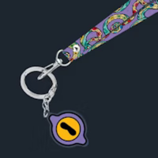 Tentacles Lanyard Keychain