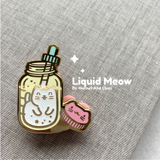 Liquid Meow Hard Enamel Pin