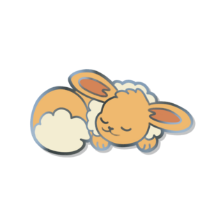 ✶ Sleepy Eevee Mini Pin