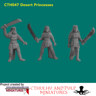 BG-CTH047 Desert Princesses (3 models, 28mm, unpainted)