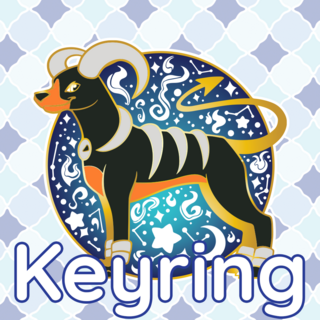 Houndoom Keyring
