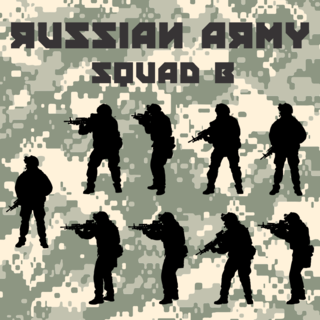 Russian Army Squad B (9 figures)