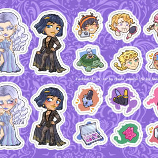 Sticker Sheet: FashionAU