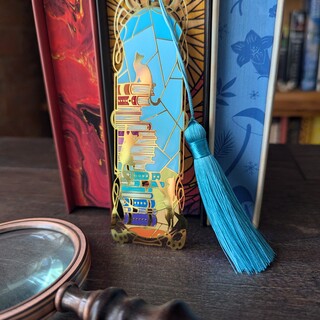 Metal bookmark- just cat things