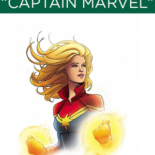 David Marquez & Kelly Fitzpatrick "Captain Marvel" Art Print