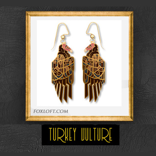 Turkey Vulture Earrings