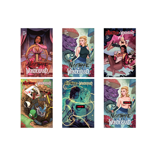 All Six "Nightmare in Wonderland #1" Covers*