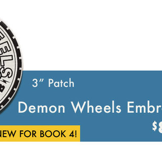 3" Demon Wheels Embroidered Patch