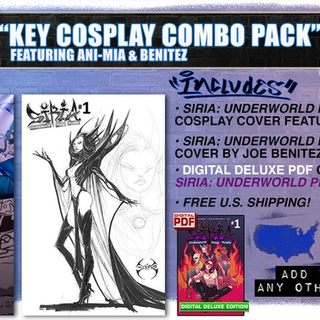Siria: Underworld Pimp Hustla #1 Key Cosplay Combo Pack