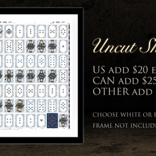 Bicycle Spirit Limited Edition Uncut Sheet