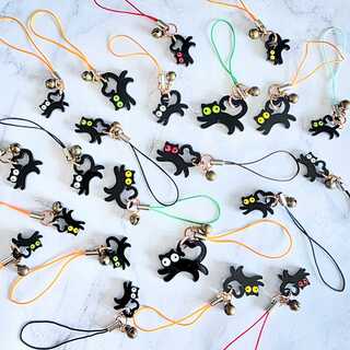 Black Cat Gatcha Acrylic Charm