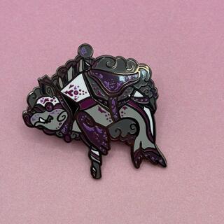 Demisexual pride flag foghog enamel pin