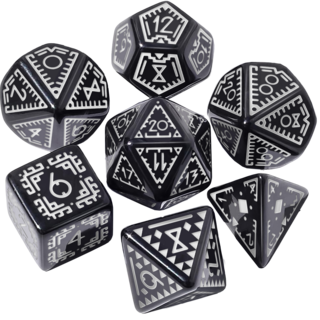 Dice Set - Nomad Monochrome