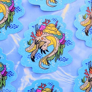 Roaming Reef Leviathan Holo Vinyl Sticker