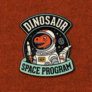 Dino Space Program Enamel Pin (from Dino Extinction)