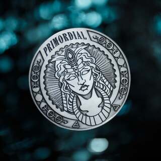 Primordial 2" Antique Silver Collector Coin
