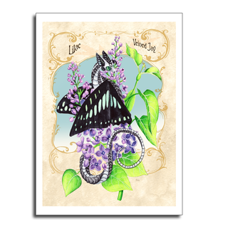 Enchanted Blossoms Cover 12x16in Limited Print