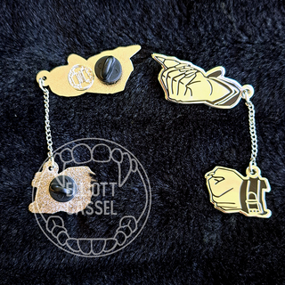 Sin in My Heart "Cuffed Hands" Pin