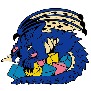 Blue Dragon Pin