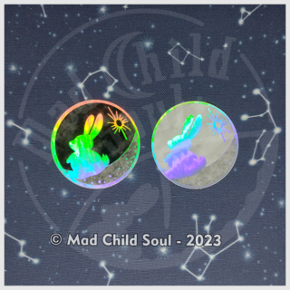 Sticker - White Bunny Moon