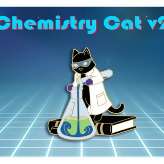 Chemistry Cat v2 Pin