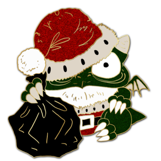 Pin - Santa Derpy - Festive