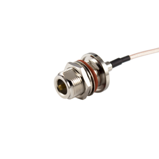 UFL/IPEX to N-Type Bulkhead 20cm Pigtail Cable